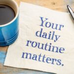 your daily routine matters, typogtaphy