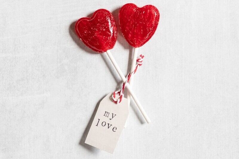 PTA fundraising ideas for elementary schools 3 two heart shaped lollipops on a stick with a price tag